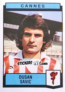 Sticker Dusan Savic - Football France 1987-1988 n. 69 - Panini