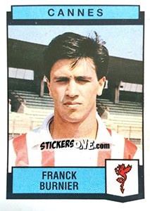 Sticker Franck Burnier - Football France 1987-1988 - Panini