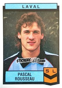 Figurina Pascal Rousseau - Football France 1987-1988 - Panini