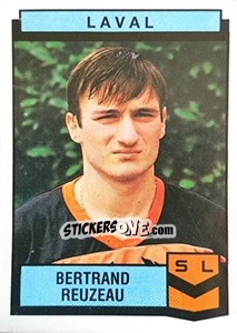 Cromo Bertrand Reuzeau - Football France 1987-1988 - Panini