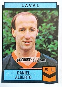 Cromo Daniel Alberto - Football France 1987-1988 - Panini