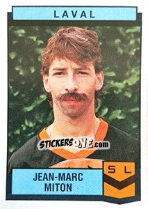 Figurina Jean-Marc Miton - Football France 1987-1988 - Panini