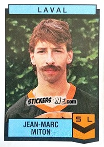 Cromo Jean-Marc Miton - Football France 1987-1988 n. 78 - Panini