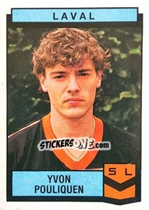 Sticker Yvon Pouliquen - Football France 1987-1988 - Panini