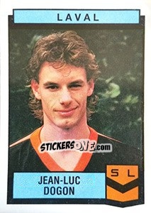 Cromo Jean-Luc Dogon - Football France 1987-1988 - Panini