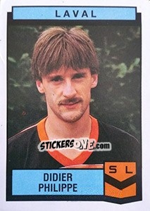 Figurina Didier Philippe - Football France 1987-1988 - Panini