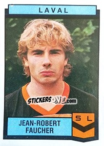 Sticker Jean-Rovert Faucher - Football France 1987-1988 - Panini