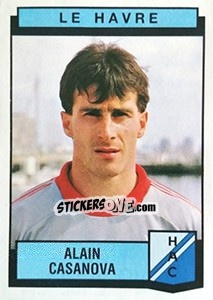 Cromo Alain Casanova - Football France 1987-1988 - Panini