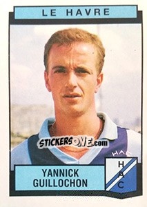 Figurina Yannick Guillochon - Football France 1987-1988 n. 92 - Panini