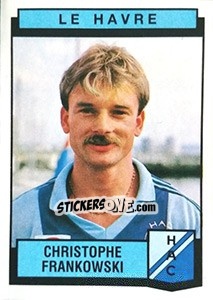 Sticker Christophe Frankowski - Football France 1987-1988 - Panini