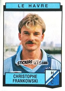 Figurina Christophe Frankowski - Football France 1987-1988 n. 96 - Panini
