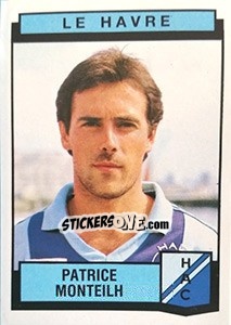 Cromo Patrice Monteilh - Football France 1987-1988 - Panini