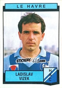 Figurina Ladislav Vizek - Football France 1987-1988 - Panini