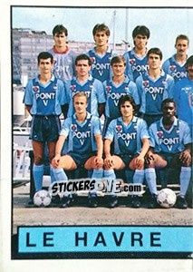 Sticker Equipe - Football France 1987-1988 - Panini