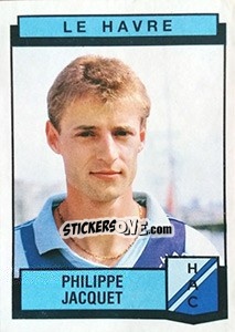 Figurina Philippe Jacquet - Football France 1987-1988 - Panini