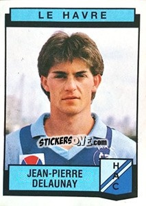 Figurina Jean-Pierre Delaunay - Football France 1987-1988 n. 106 - Panini
