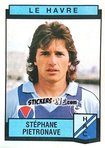 Sticker Stephane Pietronave - Football France 1987-1988 n. 107 - Panini
