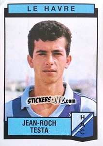 Figurina Jean-Roch Testa - Football France 1987-1988 - Panini