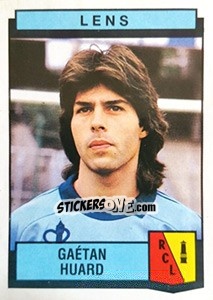 Figurina Gaetan Huard - Football France 1987-1988 - Panini