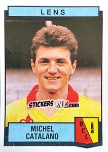 Figurina Michel Catalano - Football France 1987-1988 - Panini