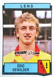 Figurina Eric Dewilder - Football France 1987-1988 - Panini