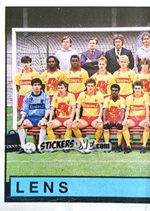 Sticker Equipe - Football France 1987-1988 - Panini