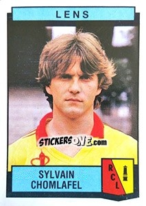 Sticker Sylvain Chomlafel - Football France 1987-1988 n. 125 - Panini