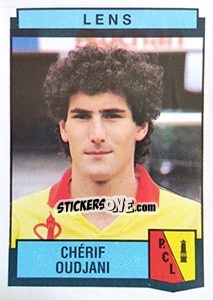 Sticker Cherif Oudjani - Football France 1987-1988 - Panini