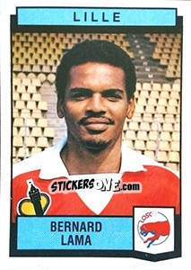 Sticker Bernard Lama - Football France 1987-1988 n. 127 - Panini