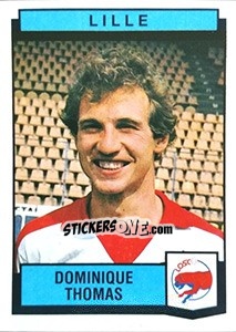 Figurina Dominique Thomas - Football France 1987-1988 n. 128 - Panini