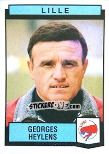 Sticker Georges Heylens - Football France 1987-1988 - Panini