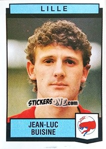 Cromo Jean-Luc Buisine - Football France 1987-1988 - Panini