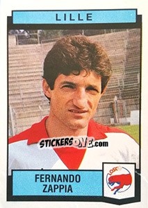 Sticker Fernando Zappa - Football France 1987-1988 - Panini