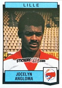 Cromo Jocelyn Angloma - Football France 1987-1988 - Panini