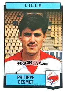 Cromo Philippe Desmet - Football France 1987-1988 - Panini