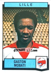 Figurina Gaston Mobati - Football France 1987-1988 - Panini