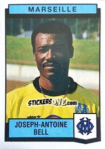 Sticker Joseph-Antoine Bell - Football France 1987-1988 - Panini