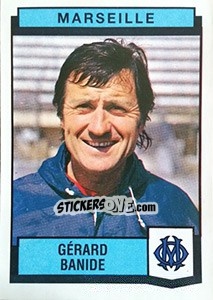 Sticker Gerard Banide - Football France 1987-1988 - Panini