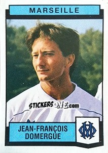 Cromo Jean-Francois Domergue - Football France 1987-1988 - Panini