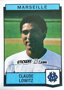 Cromo Claude Lowitz - Football France 1987-1988 - Panini