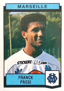 Cromo Franck Passi - Football France 1987-1988 - Panini