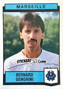 Figurina Bernard Genghini - Football France 1987-1988 - Panini