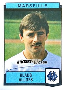 Sticker Klaus Allofs - Football France 1987-1988 n. 153 - Panini