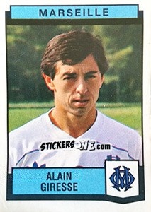 Figurina Alain Giresse - Football France 1987-1988 n. 155 - Panini