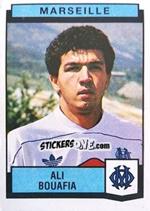 Cromo Ali Bouafia - Football France 1987-1988 - Panini
