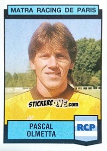 Sticker Pascal Olmetta - Football France 1987-1988 n. 163 - Panini