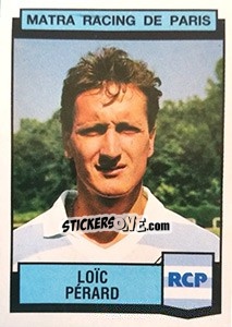 Figurina Loic Perard - Football France 1987-1988 - Panini