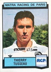 Sticker Thierry Tusseau - Football France 1987-1988 - Panini