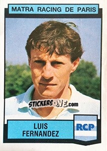 Sticker Luis Fernandez - Football France 1987-1988 - Panini