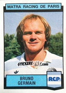 Figurina Bruno Germain - Football France 1987-1988 - Panini